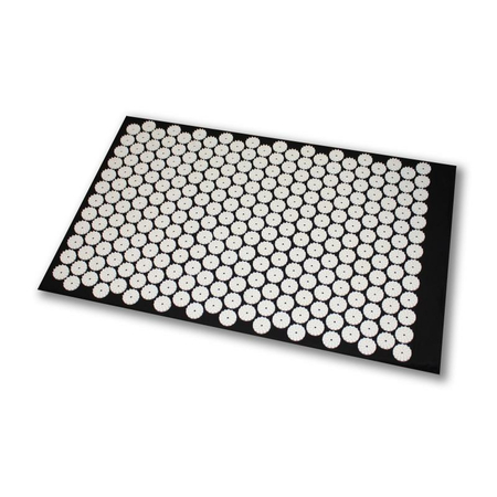 tapis d'acupression shanti (80 x 50 cm, noir)