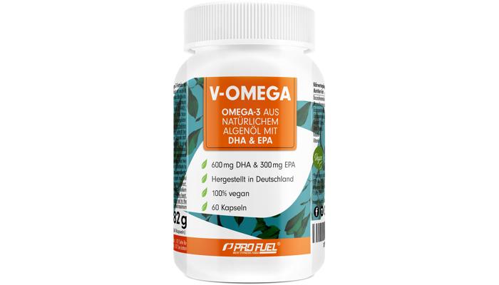 Profuel v-omega, omega-3, epa & dha algen-kapseln, 60 kapseln dose