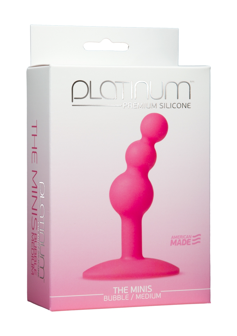 Plug anal : platinum the minis bubble rose m