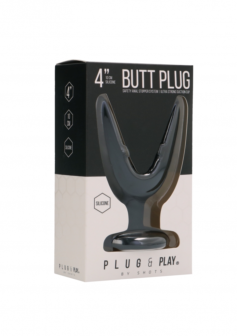 Plug anal gode anal : butt plug split #1 4 noir