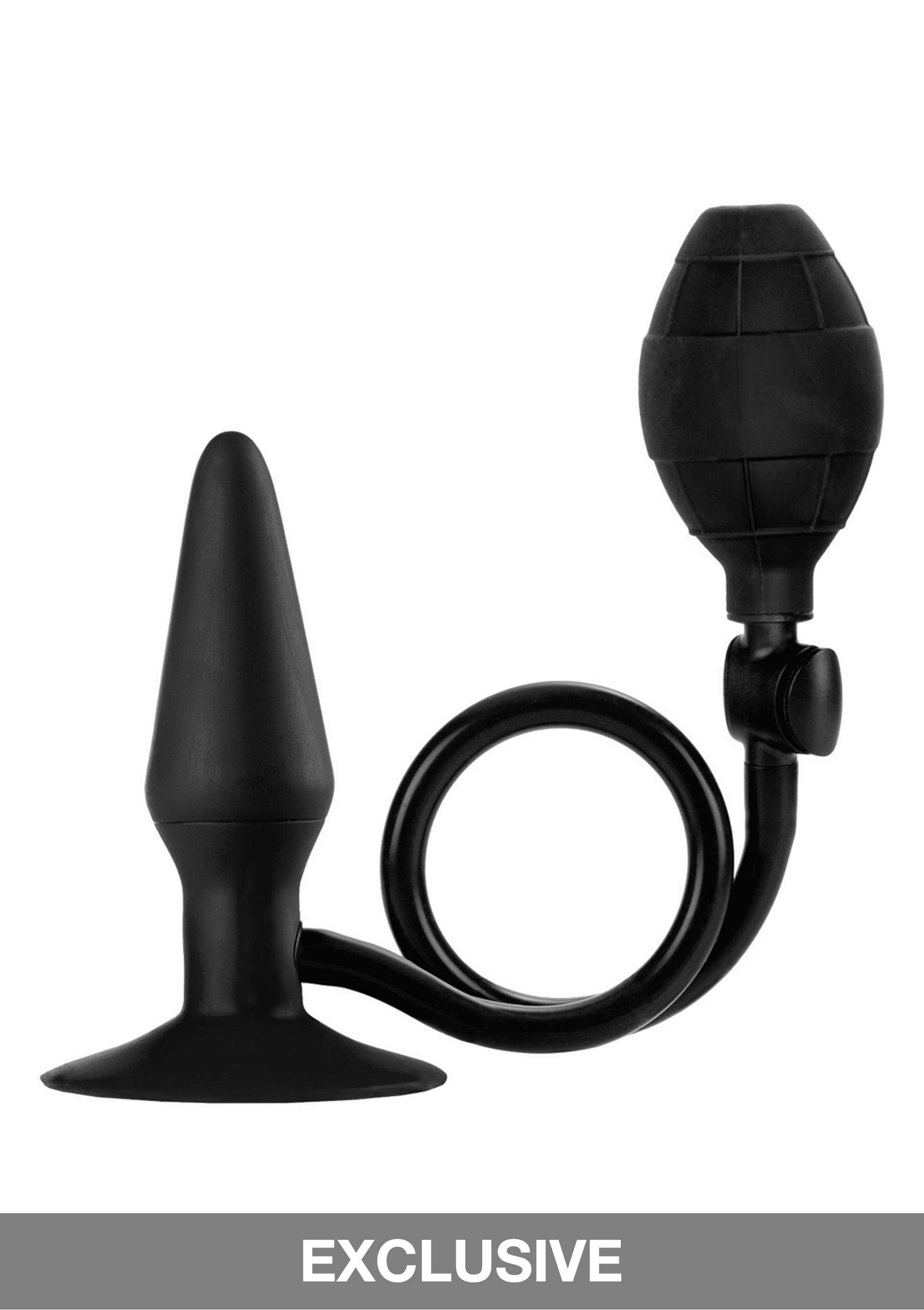 Plug anal gonflable : booty call pumper small noir