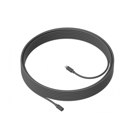 Logitech meetup mic extension cable black 10 m 4.2 mm 950-000005
