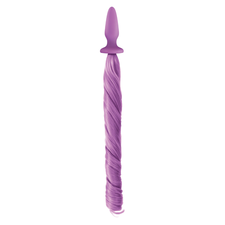 Plug anal : unicorn tails pastel violet