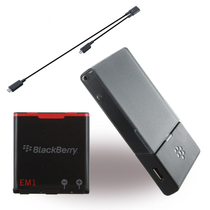 blackberry acc 39461101 ensemble de chargeurs de batterie batterie em1 curve 93501000 mah