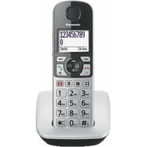 Panasonic KX-TGE510GS Téléphone SINGLE DECT sans fil, Argent-Noir