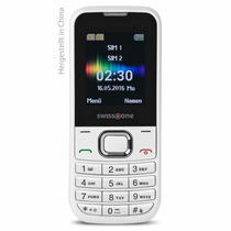 swisstone SC 230 Dual-SIM weiß GSM Mobiltelefon