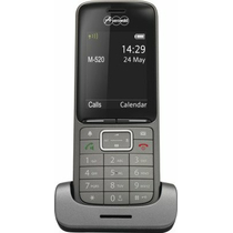 Auerswald COMfortel M 520   Téléphone DECT   Combiné sans fil   Noir   Gris