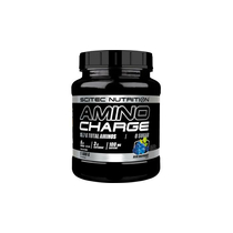 scitec nutrition amino charge, 600 g dose, blue raspberry
