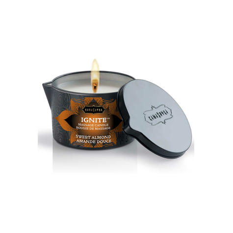 Bougie de massage : candle mediterranean almond 170 gr