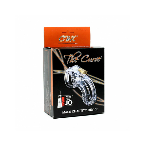 cage à pénis : cb-6000s chastity cage clear 37 mm