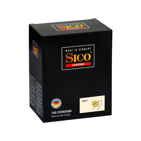 Sico dry 100 préservatifs
