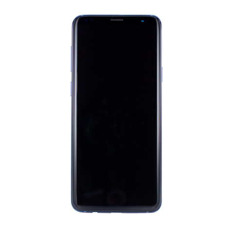 Samsung g965f galaxy s9 plus original ersatzteil lcd display / touchscreen mit rahmen blau