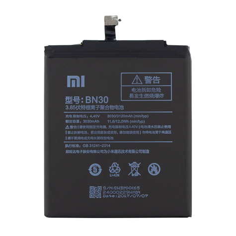 Xiaomi Lithium Ion Battery Bn30 Xiaomi Redmi 4a 3030mah
