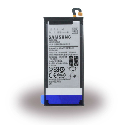 Samsung ebba520abe batterie lithium ion a520f galaxy a5 2017 3000mah