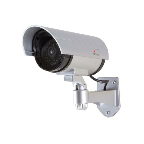 caméra de surveillance factice logilink (sc0204) argenté