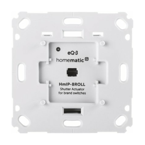 eQ-3 HomeMatic IP Actionneur de volet roulant pour interrupteurs de marque