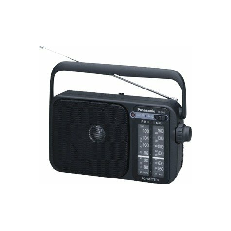 Panasonic RF-2400DEG-K, radio portable, noir