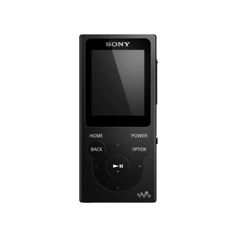 Sony Nw-E394 Walkman 8 Gb, Black