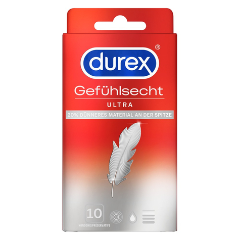 Durex Gefühlsecht Ultra X 10