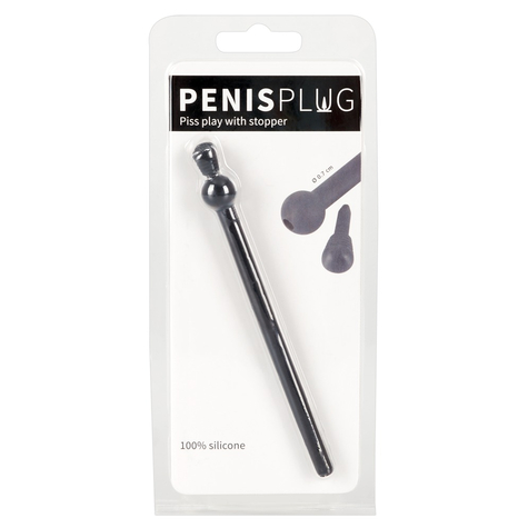 Penisplug piss play with stopp