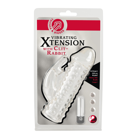T&B Xtension With Clit-Rabbit