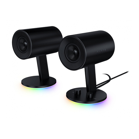 Razer nommo 2.0 chroma speaker noir rz05-02460100-r3g1