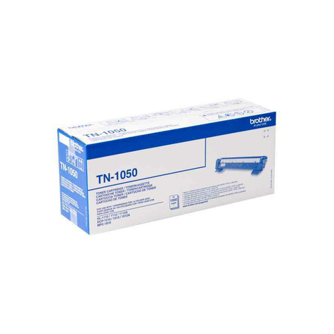 Brother Tn-1050 Toner Black For Approx. 1,000 Pages