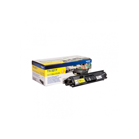 Brother Tn-321y Toner Yellow 1,500 Pages