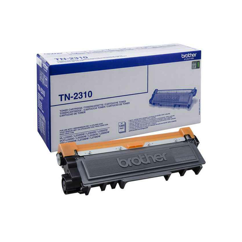 Brother Tn-2310 Toner Black 1,200 Pages