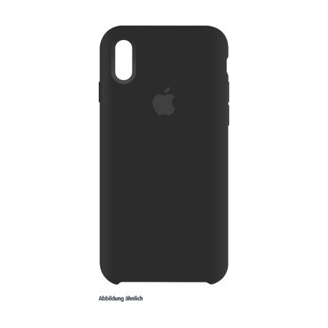 Apple original iphone xs max étui en silicone-noir