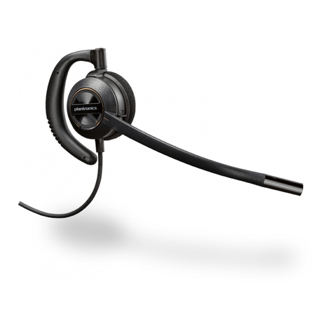 Plantronics encorepro hw530 casque tour d'oreille à réduction de bruit 201500-02
