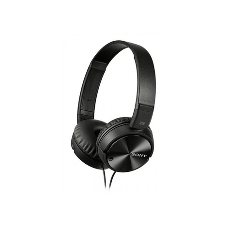 Sony mdr-zx110na casque supra-auriculaire - noir
