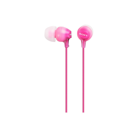 Sony mdr-ex15lpp ecouteurs intra-auriculaires - rose
