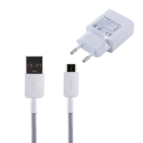 Huawei Ap32 Quick Charger + Data Cable Usb Typec White