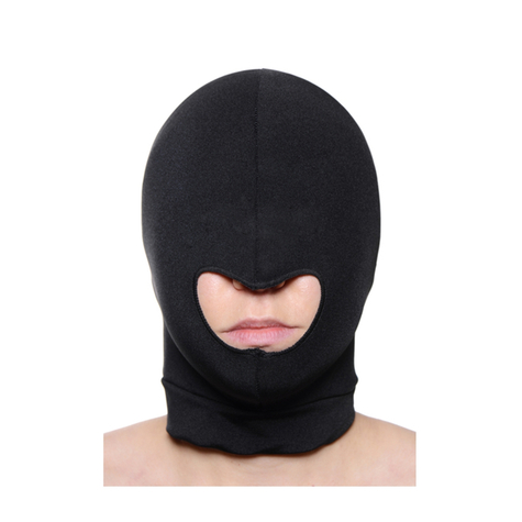 masque : blow hole open mouth spandex hood