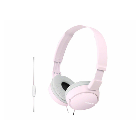 Sony Mdr-Zx110p Entry-Level Lifestyle Headphones, Pink