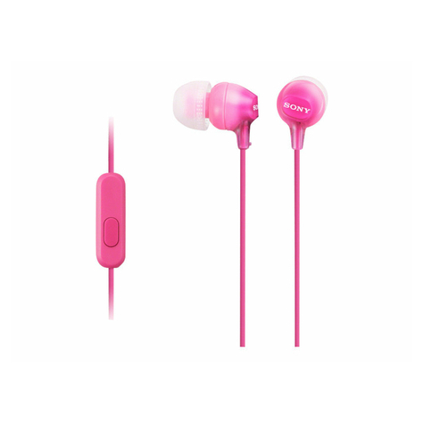 Sony Mdr-Ex15appi In-Ear Headphones, Pink