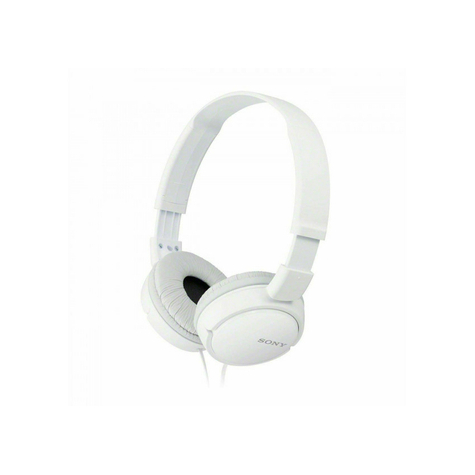 Sony mdr-zx110w casque d'entrée de gamme, blanc