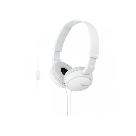Sony mdr-zx110apw micro casque d'entrée de gamme avec fonction casque, blanc