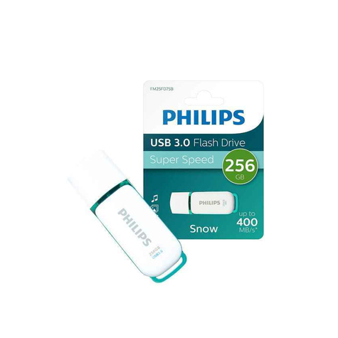 Philips usb 3.0 256go snow edition vert fm25fd75b/10