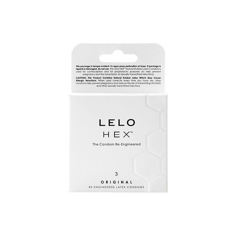 Lelo hex original condoms 3 pack
