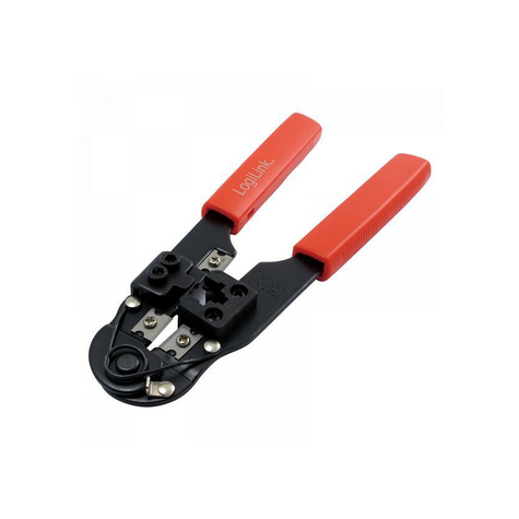 Logilink Crimping Tool For Rj45 With Cutter Metal (Wz0004)