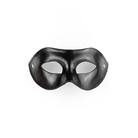 Maske:eye mask pvc/imitation leather black