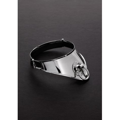 Halsband und leine:locking cleopatra collar with ring (13.5")