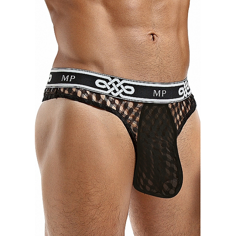 Lingerie For Him Lo Rise Thong - Black