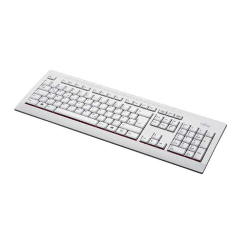 Fujitsu Ts Kb521 Usb Keyboard Light-Grey