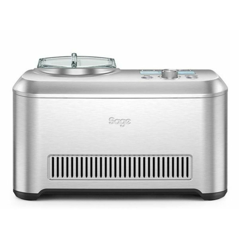 Sage appliances sci600 machine à glace the smart scoop