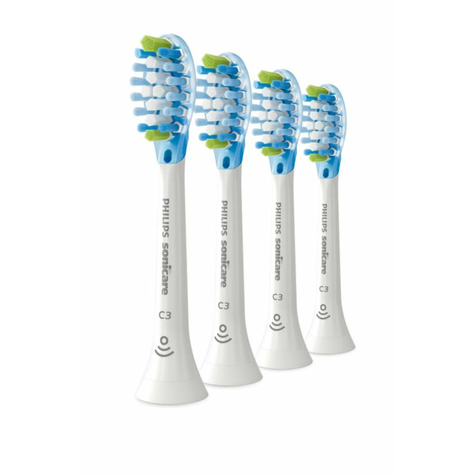 philips sonicare hx9044/17 têtes de brosse à dents c3 premium plaque defense (lot de 4)