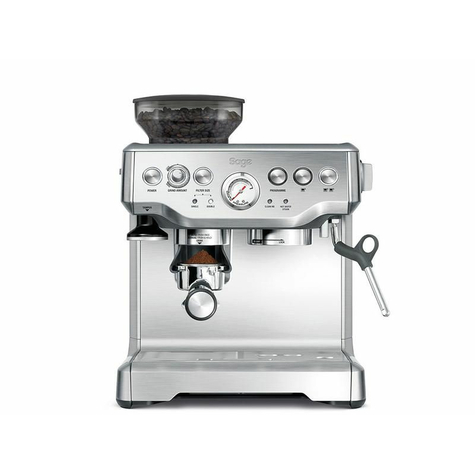 sage appliances ses875 machine à espresso the barista express, acier inoxydable