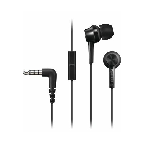 Panasonic Rp-Tcm115e-K In-Ear Headphones, Black